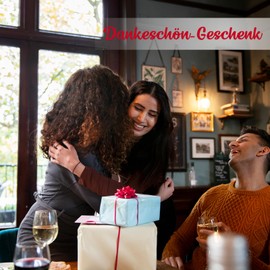 Juratar® Thank You Gifts - Heart Acrylic Decoration with Saying Farewell Gift for Teacher, Colleague, Mentor or Girlfriend - Personal Thank You Gift