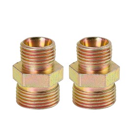 sourcing map M16 x 1.5 mm to M20 x 1.5 mm Car Adapter for Straight Air Pipe Fitting, Pack of 2