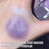 Dreamy Purple Eyeshadow Palette for Women -Matte & Glitter Shades,