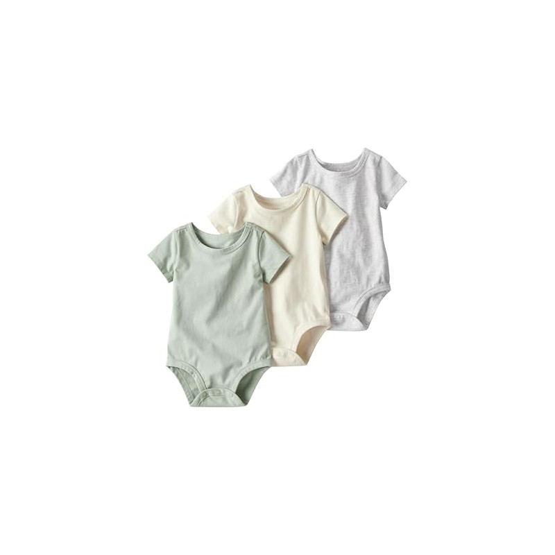 little planet by carter's Baby 3-Pack Short Sleeve Bodysuits made