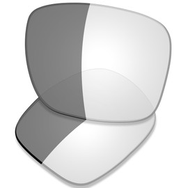 SAUCER Premium Replacement Lenses for Oakley Holbrook RX OX8156 56mm Eyeglasses High Defense - Photochromic Activated
