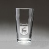Kenealy Irish Coat of Arms Pub Glasses - Set of