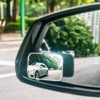 KopKop Suction Cup Mounting Blind Spot Mirror,HD Lens Frameless Convex