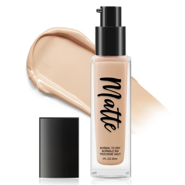 Boobeen Boobeen Matte Liquid Foundation, Cream Full Coverage Foundation Waterproof,