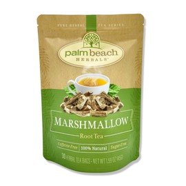 Palm Beach Medicinal Herbs - Marshmallow Root Tea - Pure Herbal Tea Series, 30ct