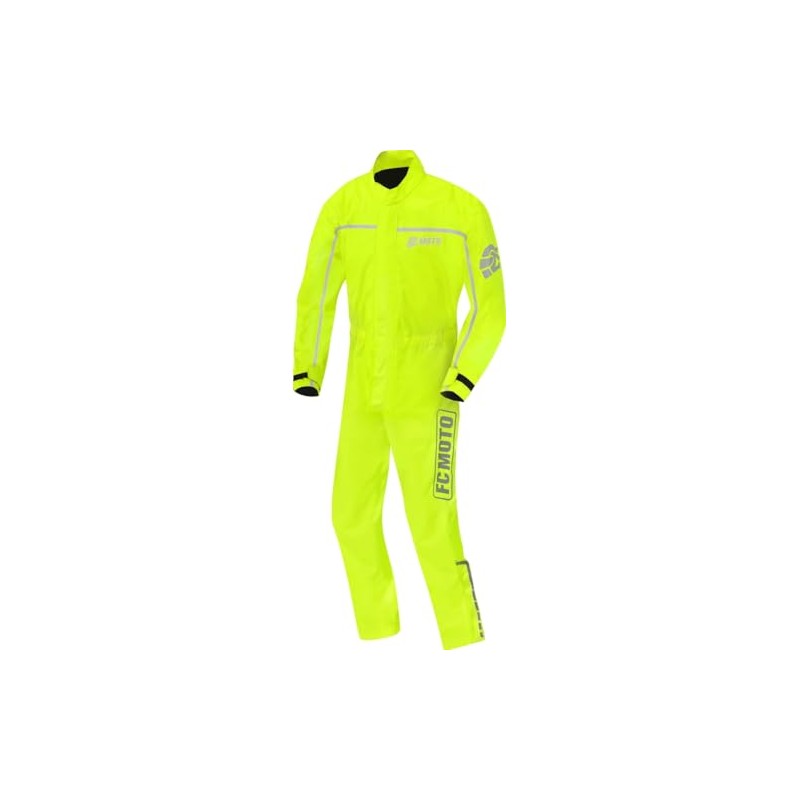 FC-Moto Rain 1-Piece Motorcycle Rain Suit Yellow 2XL