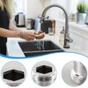 2 pcs Faucet Adapter Kit, Copper M22 to M24 Male