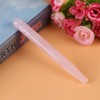 Rose Quartz Stick 1-Piece Natural Massage Stone Stick Acupressure Pen