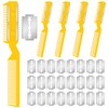 Yinkin 5 Pieces Razor Comb for Dogs Hair Grooming Trimmer