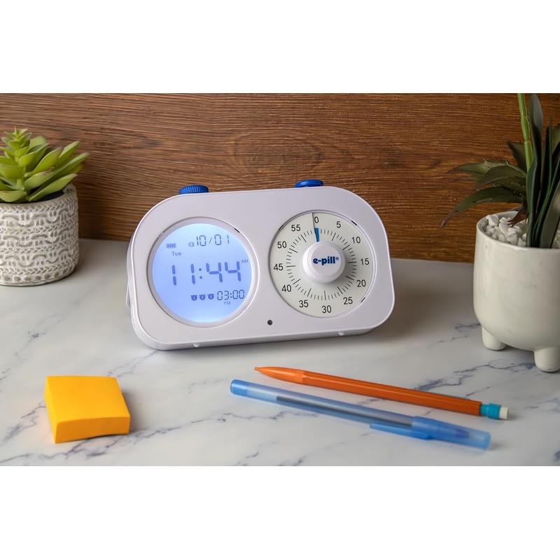 e-Pill Task-E-Lert 2-in-1 Pomodoro Timer for Kids and Adults |