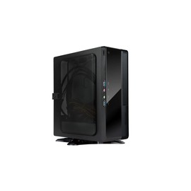InWin BQ656 Mini-ITX Case with Internal 200W 80+ Gold PSU, Slim Optical Drive Bay x 1 or 2.5" HDD x 1, 2.5" HDD x 1; Front Port: USB 3.0 x 2, HD Audio