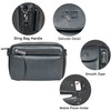 Leather Wrist Bag for Unisex Made of Cowhide Leather 21-