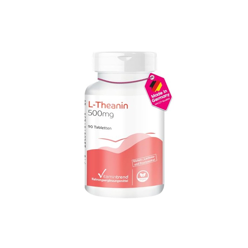 L-Theanine 500 mg - 90 Tablets - Amino Acid -