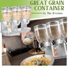 Umigy 1 Pack Triple Indispensable Dry Food Dispenser Cereal Container