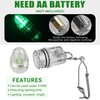 Fishing Light Underwater, 4.3" Deep Drop Lights Battery Powered LED