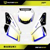 Factory EFX Yellow & Blue Racing Graphics Kit fits Suzuki