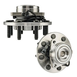 KAX 515089 Pair Front Wheel Hub Bearing Compatible with 2003 Dodge Ram 3500 8.0L RWD,8 Lug W/ABS