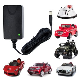 12V 1A ETL Certified Battery Charger for Ride On Toys 10 Feet Extra Long Cable Cord 12V 1000mA 500mA Charger for Kids Ride On Car, DC Jack 5.5mm x 2.1mm