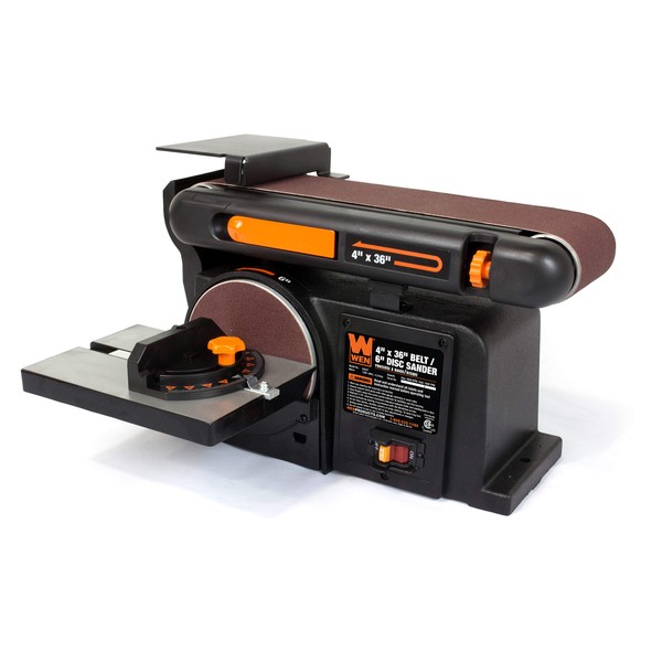 WEN WEN Benchtop Belt and Disc Sander with 4 x