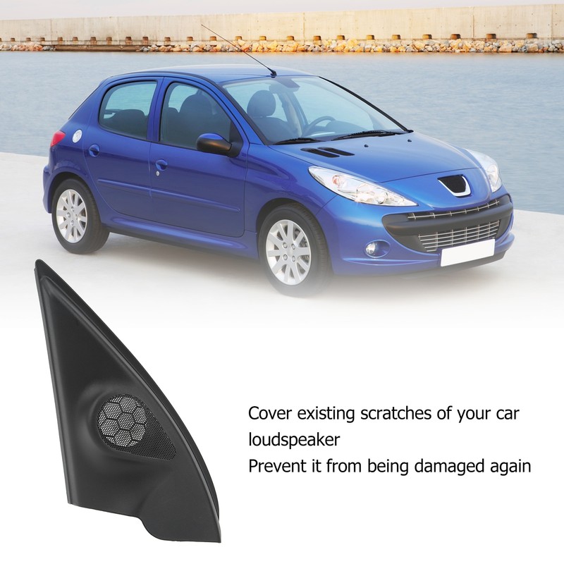 Car Tweeter Speaker Cover Trim Rearview Mirror Triangular Panel Interior