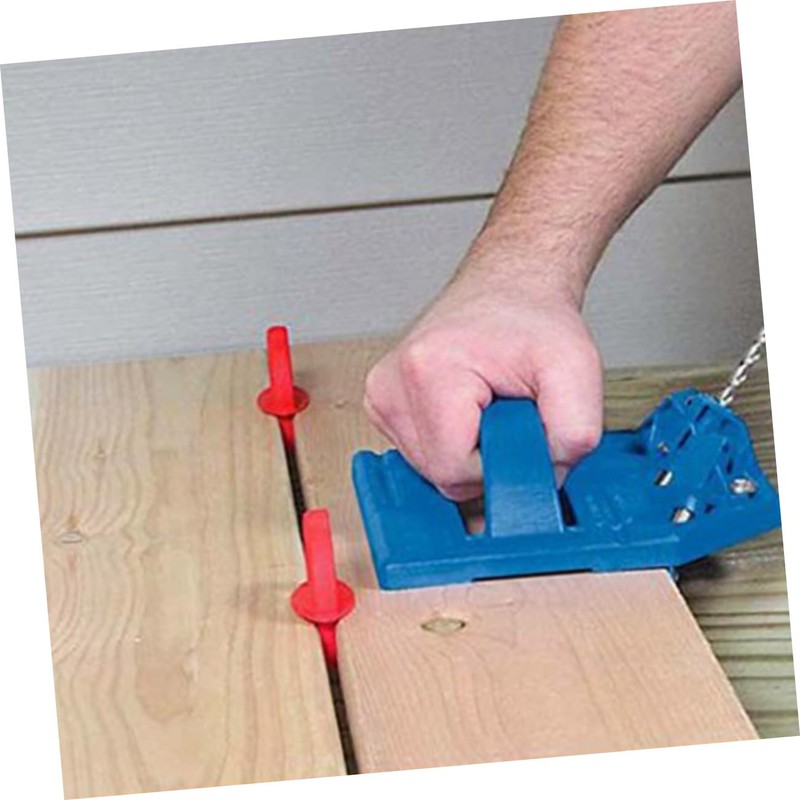 WOONEKY 12Pcs Decking Board Spacer Rings Decking Alignment Tool for