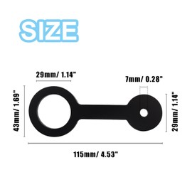 Treki 5 PCS RV Shower Door Travel Latch Strap, RV Shower Door Latch Secure for Travel Trailer, Bathroom Door Latch Straps Fit for Camper and Motorhome #F100158276 and #0273349