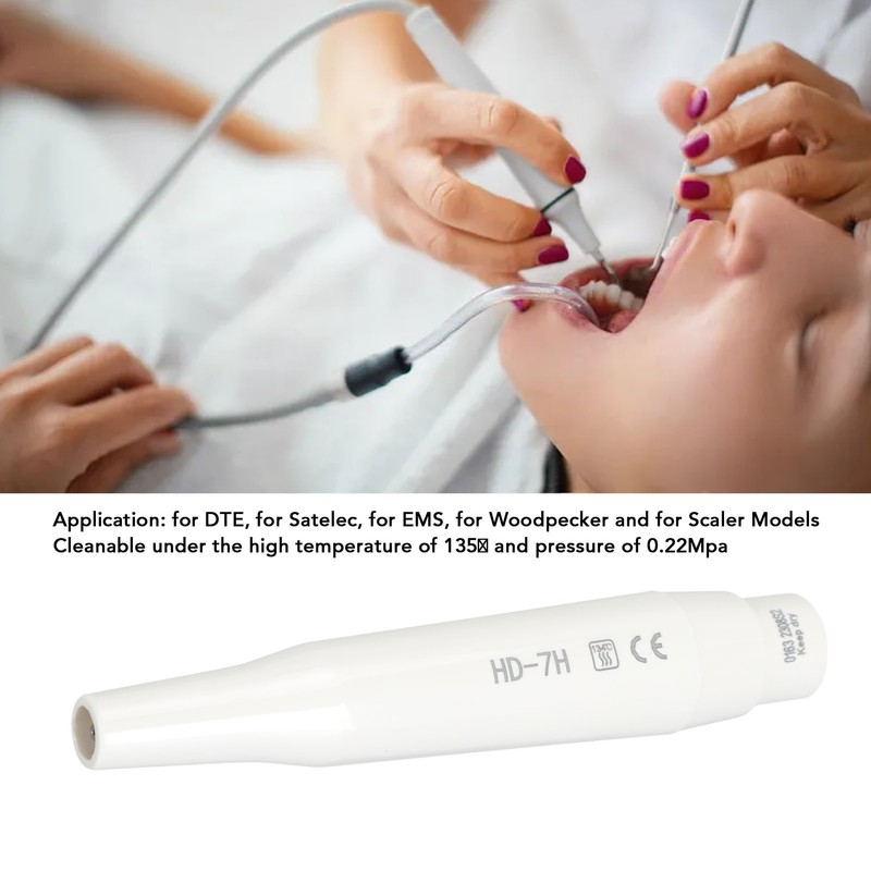 HD 7H Dental Scaler Handpiece Detachable LED Light Easy Installation