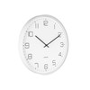 Karlsson KA5751WH Lofty Wall Clock Iron Matt White Diameter 40