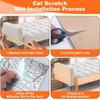Cat Scratch Mat, 118.5"x15.9" Trimmable Self-Adhesive Cats Scratch Carpet,Couch Protector