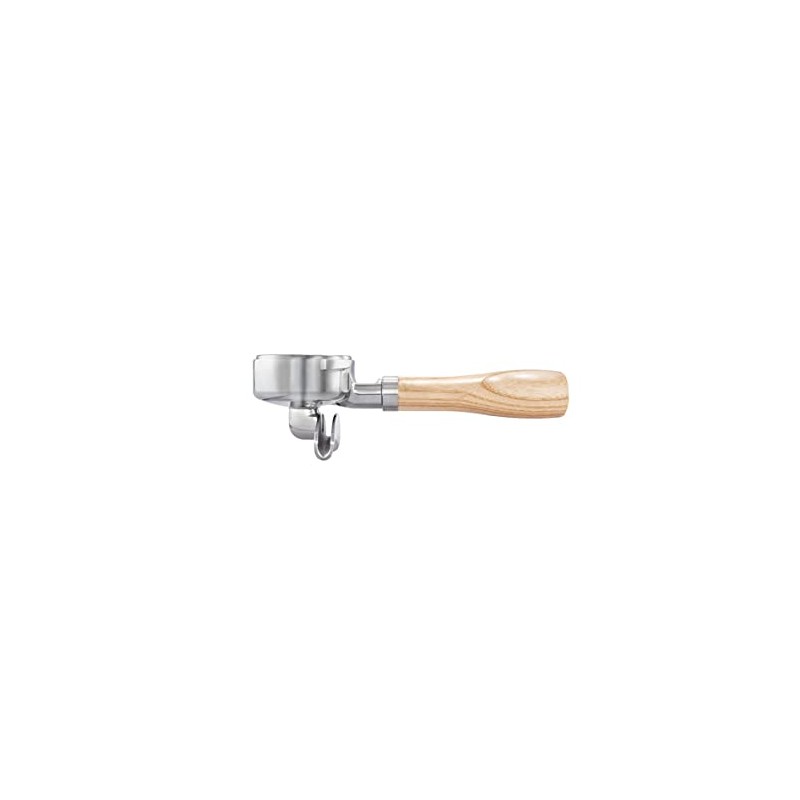Gaggia New Classic Stainless Steel Portafilter with Ash Wood Handle