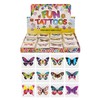 Henbrandt Temporary Tattoo's - BUTTERFLY - 12 x 9 packs