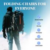 FXKS 2 Pack Upgraded Collapsible Stool Folding Stool with Cushion,Retractable