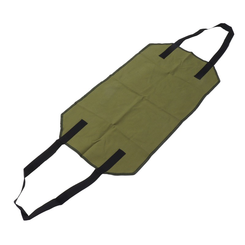 Large Canvas Firewood Carrier Log Bag Indoor Fireplace Log Carrier