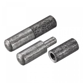 sourcing map Weld on Barrel Hinges, 50mm x 11.5mm Male to Female Iron Hinge Pin for Metal Home Gate Door Window 10 Pairs