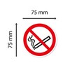 stika.co Ensure Smoke-Free Spaces: Pack of 2 Clear Vinyl No