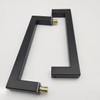 Door Handle 8" Stainless Steel 304 Matte Black Handle Push
