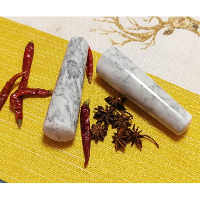 Marble Replacement Pestle only， 5.3 in (Only Pestle [Mortar is