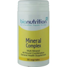 Bio Nutrition Mineral Complex : One-A-Day : General wellbeing multimineral : 90 vegi-tabs