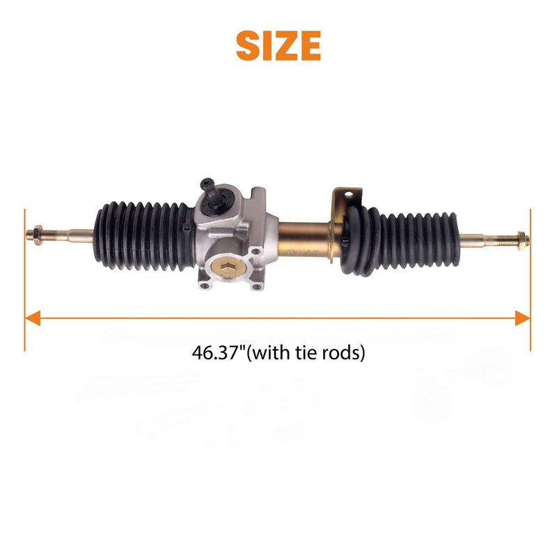 Tuningsworld Steering Rack and Pinion with Tie Rod Ends for