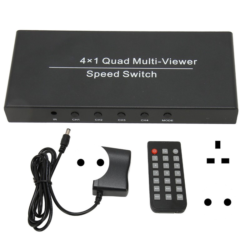 4X1 HD Multimedia Interface Multi Switcher 4 in 1 Out