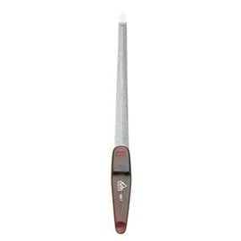 Becker Manicure Erbe Nail Files Sapphire Shape File with Handle, Pointed, Coarse & Fine, Chrome-Plated, for Even Shaping, 18 cm, Pointed 1 Piece