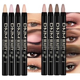 IATMOMOD 8Pcs Cream Eye Shadow Sticks Makeup for Women, Matte Shimmer Eyeliner Pencil Eyeshadow Brightener Stick for Eyes, Waterproof Eyeshadow Applicator Blendable sombras para ojos Set13#