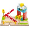 Bigjigs Rail Signal Box Tunnel - Wooden Train Set Accessories, Tunnels For Trains & Railway Sets, Classic Kids Toys, Compatible With Other Major Wood Rail Brands, For 3+ Year Olds