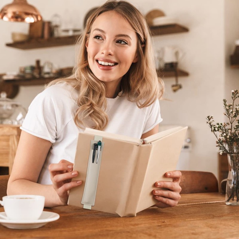 Rairsky Pack of 12 Pen Holder Notebook, Reusable Book Pen