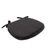 Big Hippo Super Soft Chair Cushion with Ties, Memory Foam