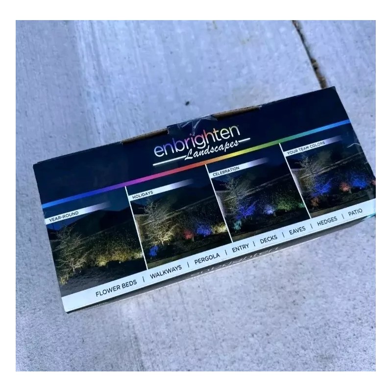 ENBRIGHTEN Seasons Landscape Lights, 40 ft. , 6 LED COLOR