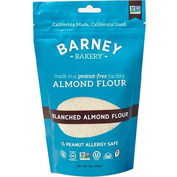 BARNEY Skin-Free Almond Flour, Paleo, KETO, Non-GMO, Peanut-Free, 13 Ounce