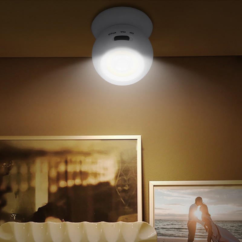 360° Automatic Human Induction Lamp Mini Night Light with Magnet
