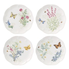 Lenox 897793 Butterfly Meadow Herbs Accent Plates, Set Of 4