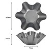 FOCCTS 6 Pack Taco Salad Shell Mold, Non-Stick Taco Bowl